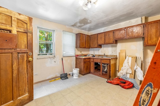 kitchen featuring sink