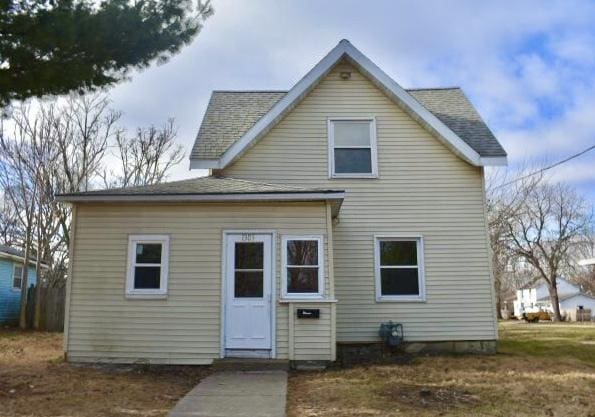 view of rear view of property