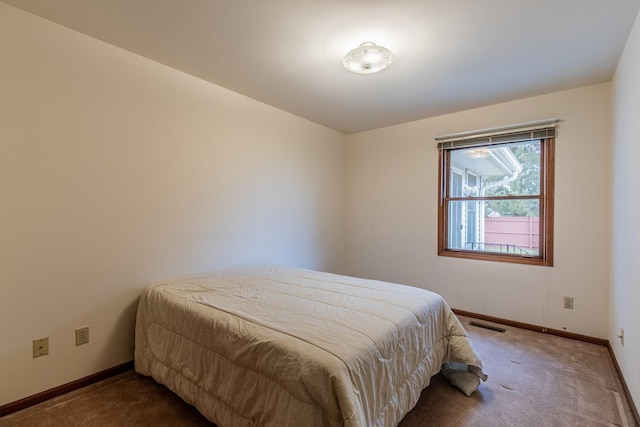 bedroom featuring carpet flooring