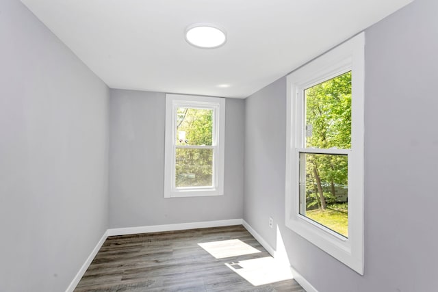 6N772 Tuscola Ave, Saint Charles, IL 60174 - empty room with baseboards and wood finished floors