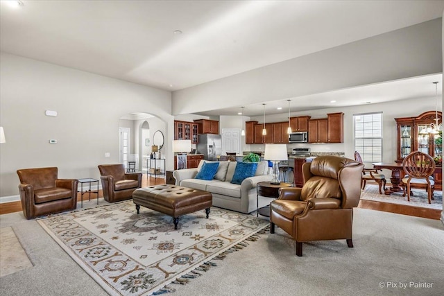 view of living room