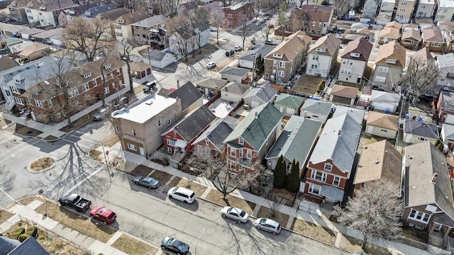 drone / aerial view featuring a residential view