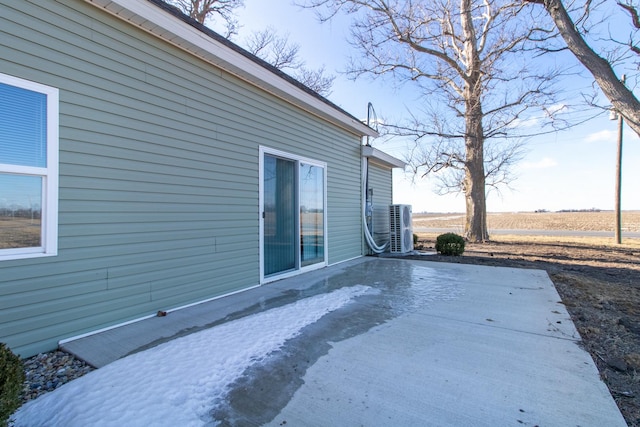 view of patio / terrace featuring cooling unit