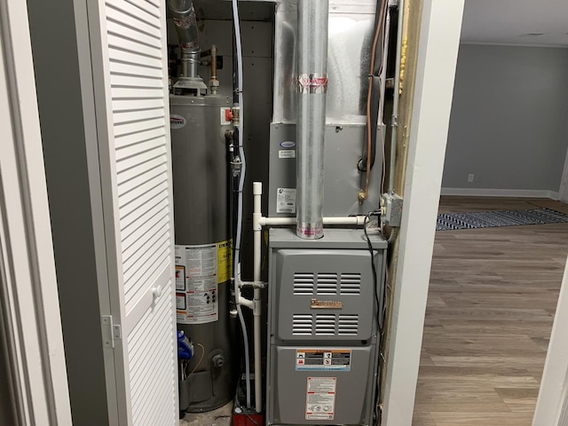 utilities with gas water heater