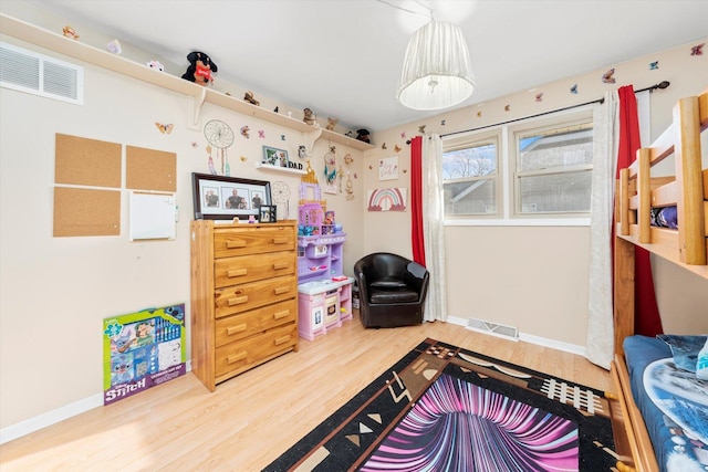 interior space featuring wood-type flooring