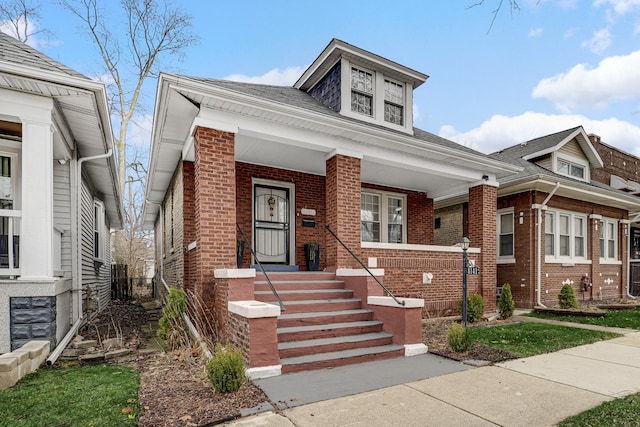 view of front of house featuring a porch