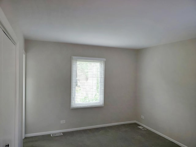 6111 Pingree Rd, Crystal Lake, IL 60014 - spare room featuring dark carpet and baseboards