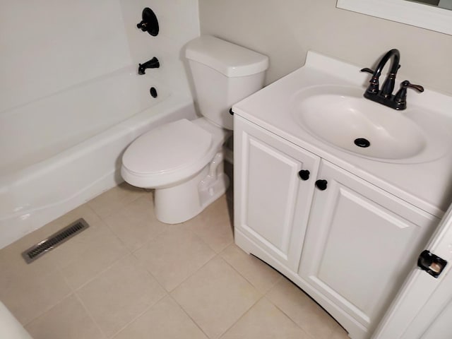6111 Pingree Rd, Crystal Lake, IL 60014 - full bathroom featuring toilet, vanity, tile patterned flooring, and bathtub / shower combination