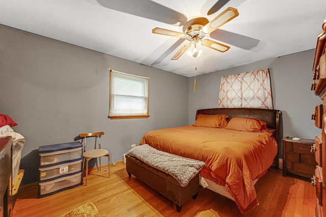 16734 Evans Ave, South Holland, IL 60473 - bedroom featuring wood finished floors and a ceiling fan