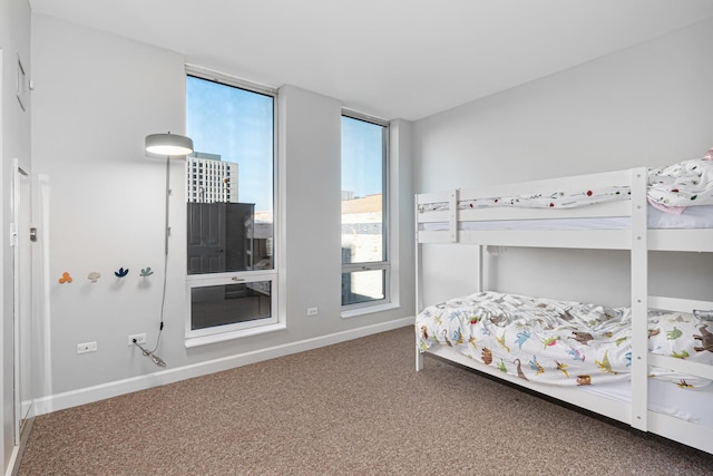 bedroom featuring carpet flooring