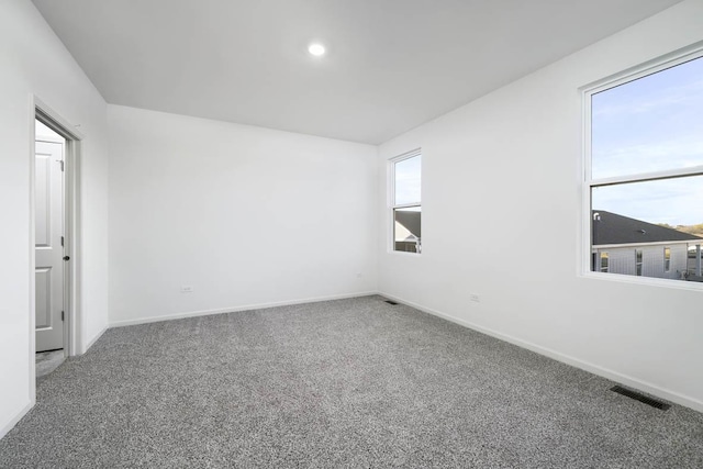 empty room with carpet floors