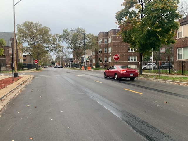 view of road