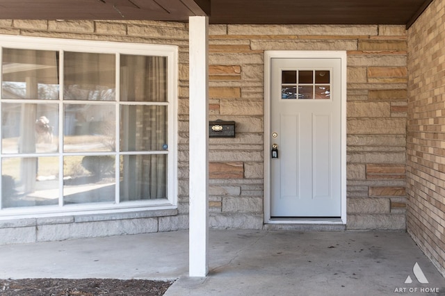 view of entrance to property