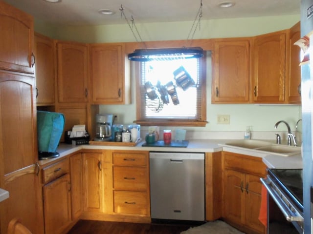 kitchen featuring sink and stainless steel appliances