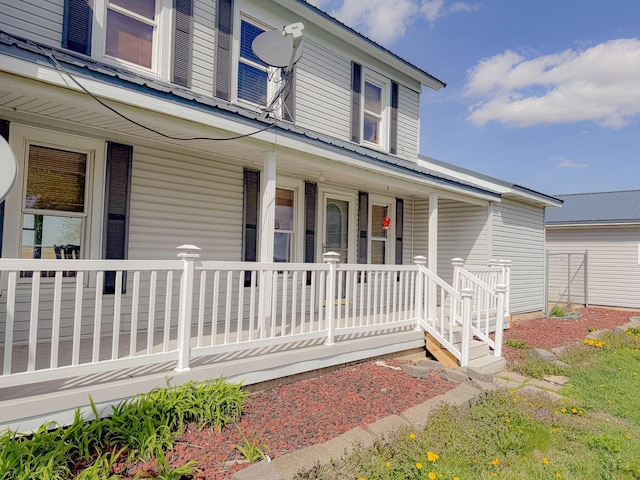174 Rockyford Rd, Sublette, IL 61367 - view of front of property with covered porch