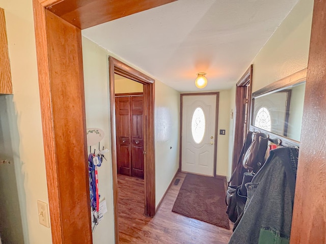 174 Rockyford Rd, Sublette, IL 61367 - entryway featuring wood finished floors