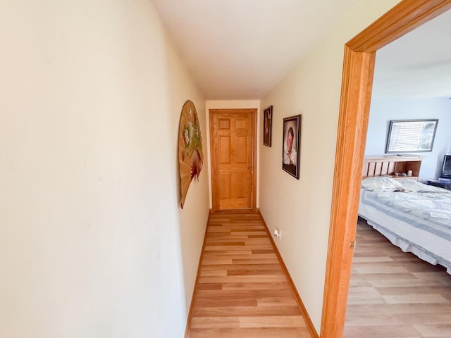 174 Rockyford Rd, Sublette, IL 61367 - hall featuring light wood-style floors and baseboards