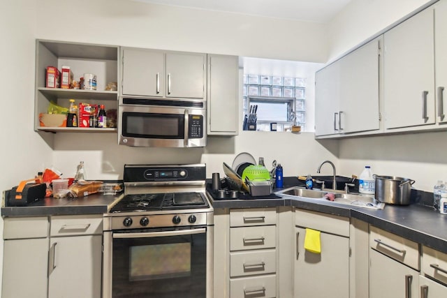 kitchen featuring sink and stainless steel appliances