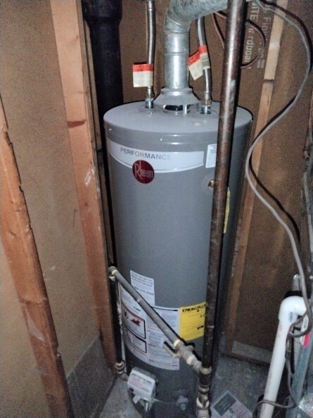 utilities with gas water heater