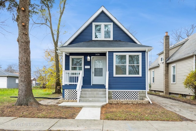 view of front of home