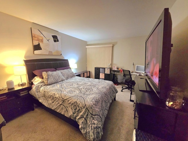 bedroom featuring carpet flooring