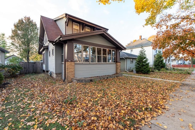 view of bungalow