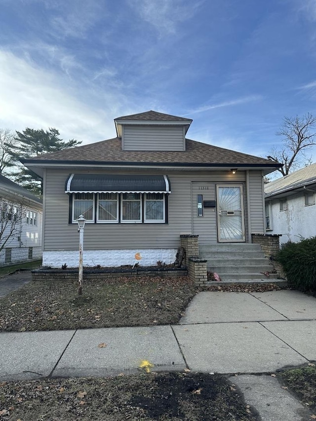 view of front of home