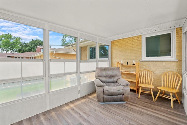 sunroom with a healthy amount of sunlight