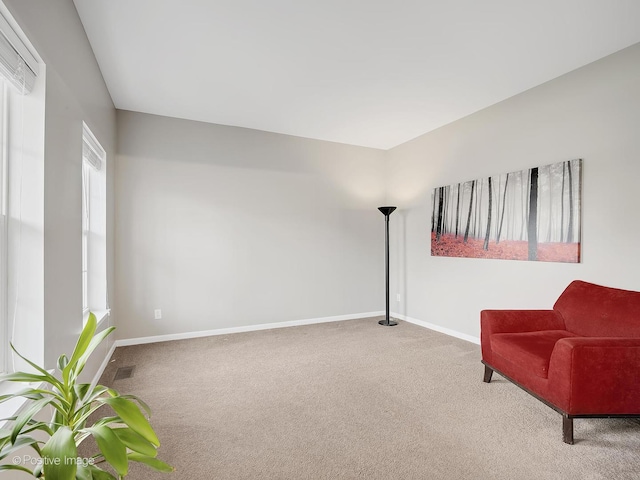 unfurnished room with carpet