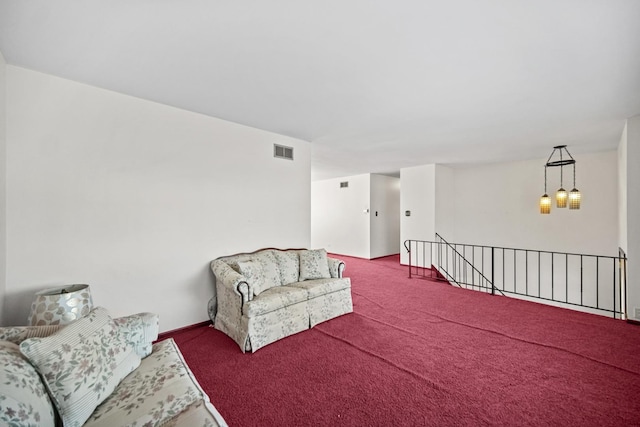 interior space with carpet flooring