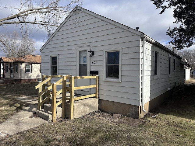 view of bungalow-style house