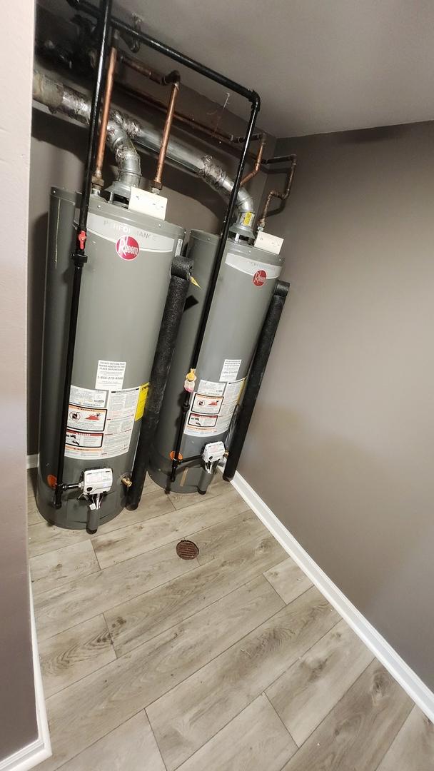 utilities featuring water heater