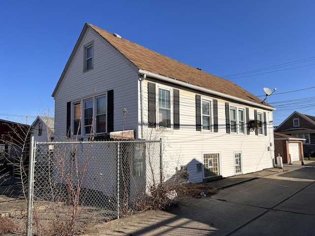 view of home's exterior