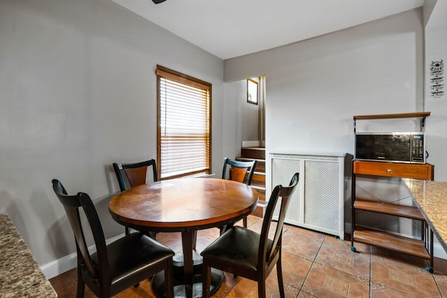 view of dining area