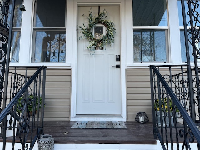 view of entrance to property