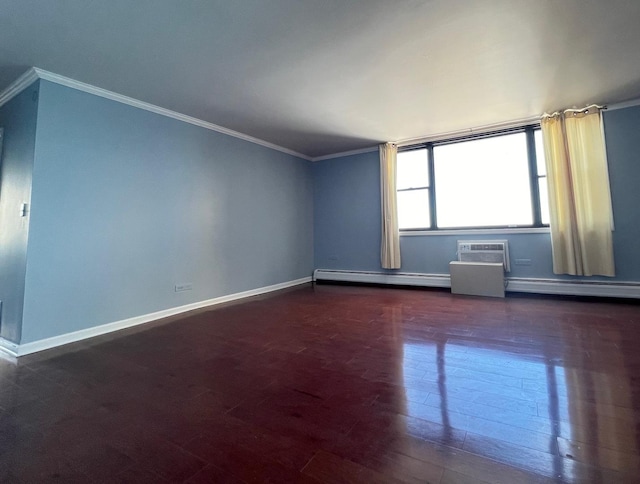 additional living space featuring dark hardwood / wood-style floors