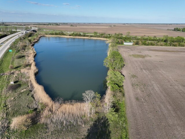 990 E 2800 N Rd, Clifton, IL 60927 - aerial view of sparsely populated area with a nearby body of water