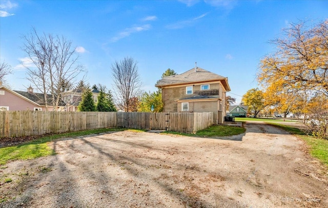 view of back of property