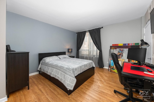 1111 S Wabash Ave Unit 808, Chicago, IL 60605 - bedroom featuring light wood-type flooring