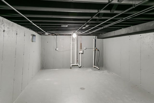 view of basement