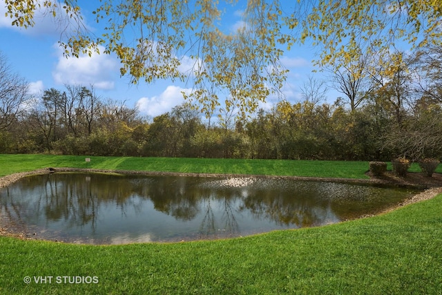 view of water feature