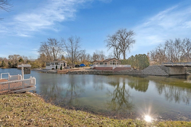 property view of water