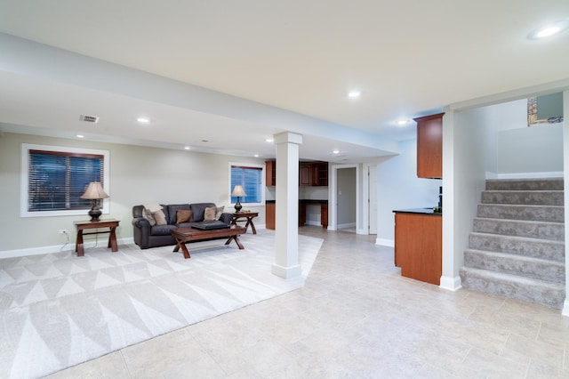 view of living room