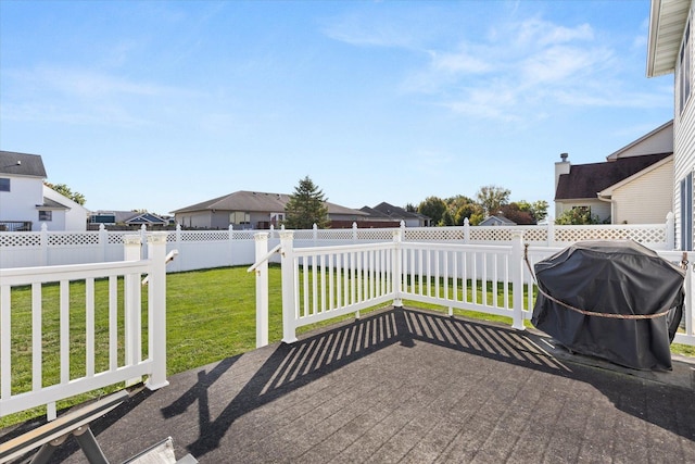 view of patio / terrace featuring grilling area