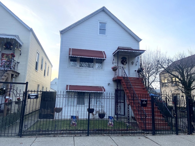 view of front of home