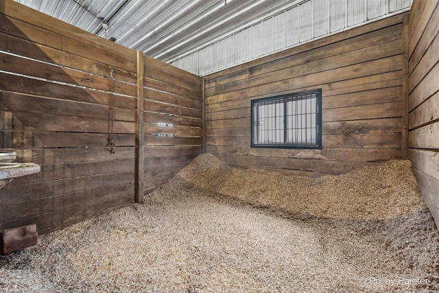 view of horse barn