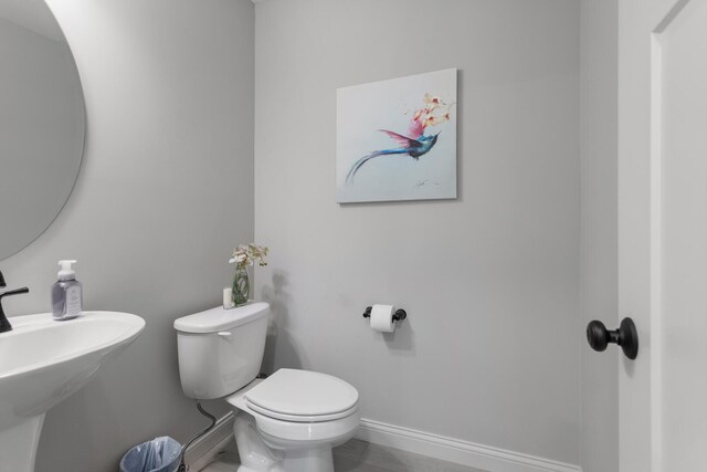 bathroom with toilet