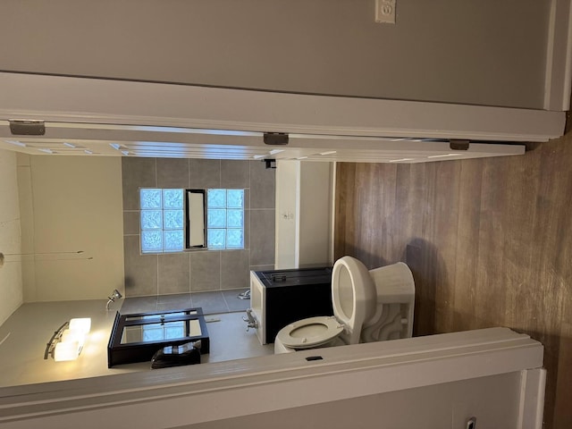 bathroom featuring toilet