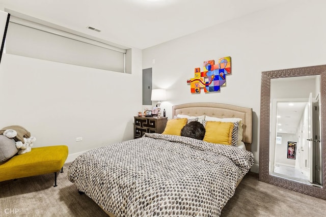 bedroom featuring carpet floors