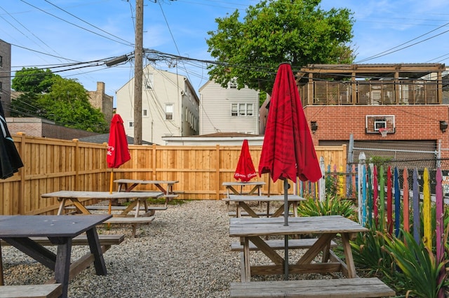 view of patio